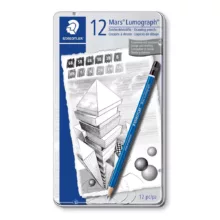 مداد طراحی استدلر مدل mars lumograph بسته 12 عددی