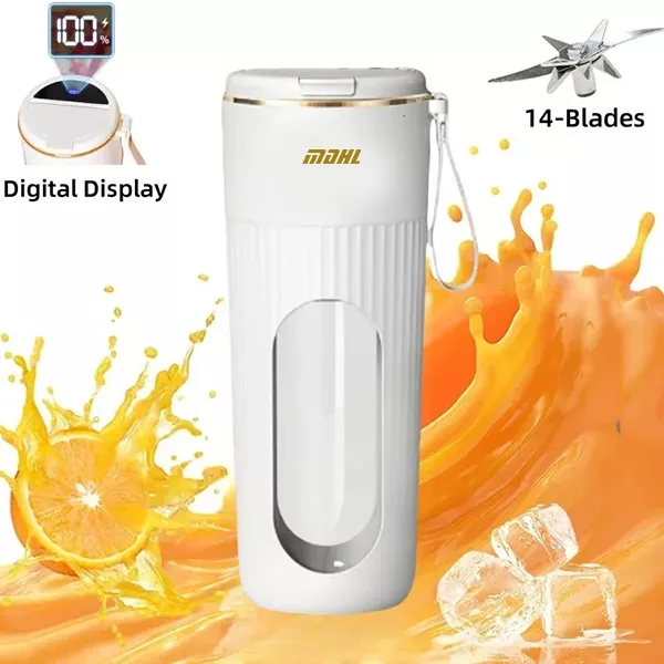 شیکر شارژی ام دی اچ ال مدل 14 تیغه کد AJ-01 گنجایش 0.34 لیتر