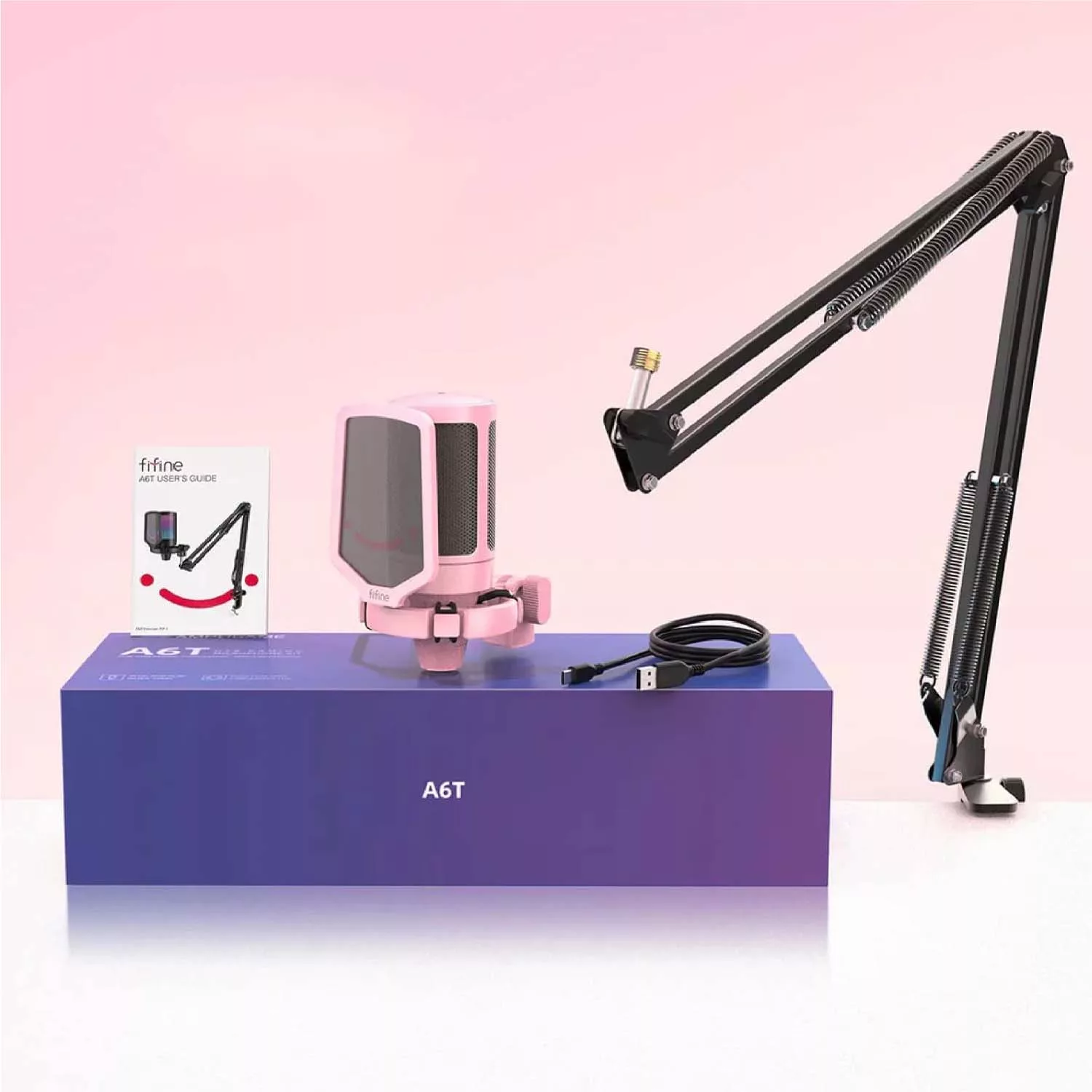 میکروفن کندانسر گیمینگ فای فاین مدل AMPLIGAME A6T