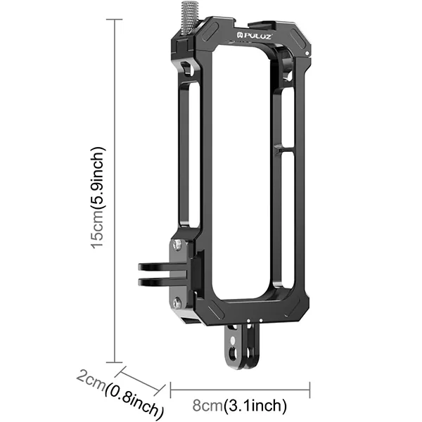 قاب فلزی پلوز مدل PU805B مناسب دوربین های اینستا 360 X3
