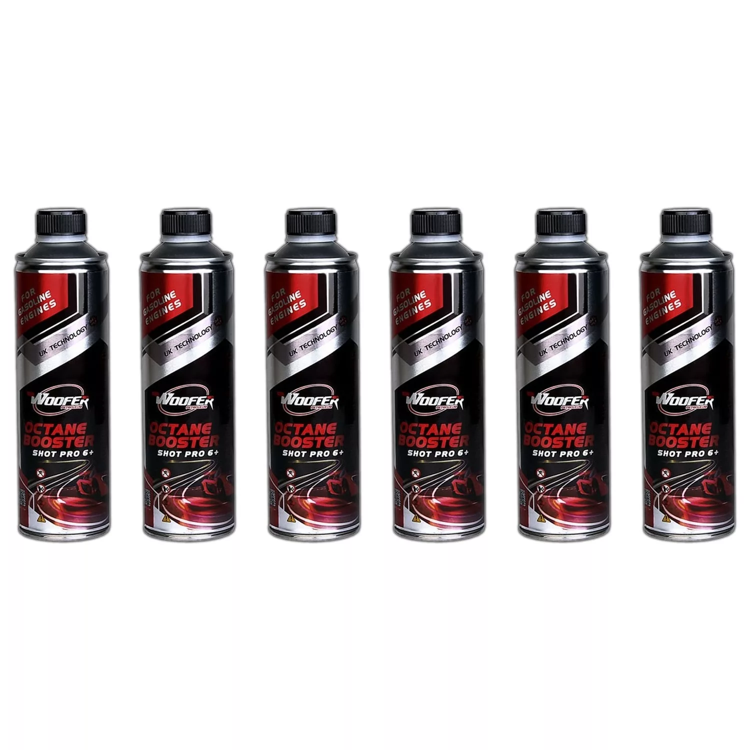 اکتان بوستر ووفر مدل Shot Pro 6 حجم 500 میلی لیتر بسته 6 عددی