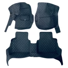 کفپوش 5 بعدی خودرو مدل Ts چرم گلدوزی مناسب برای تارا