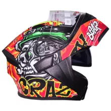 کلاه کاسکت مدل کلاه کاسکت دی ای وان مدل فک متحرک عینکدار کد DA_101