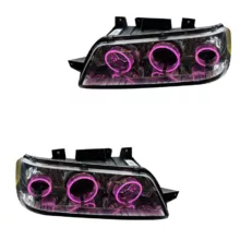 چراغ جلو خودرو گروه پژوهش صنعت مدرن مدل 3D-R3 فولکالر مناسب برای پژو 405 SLX بسته دو عددی