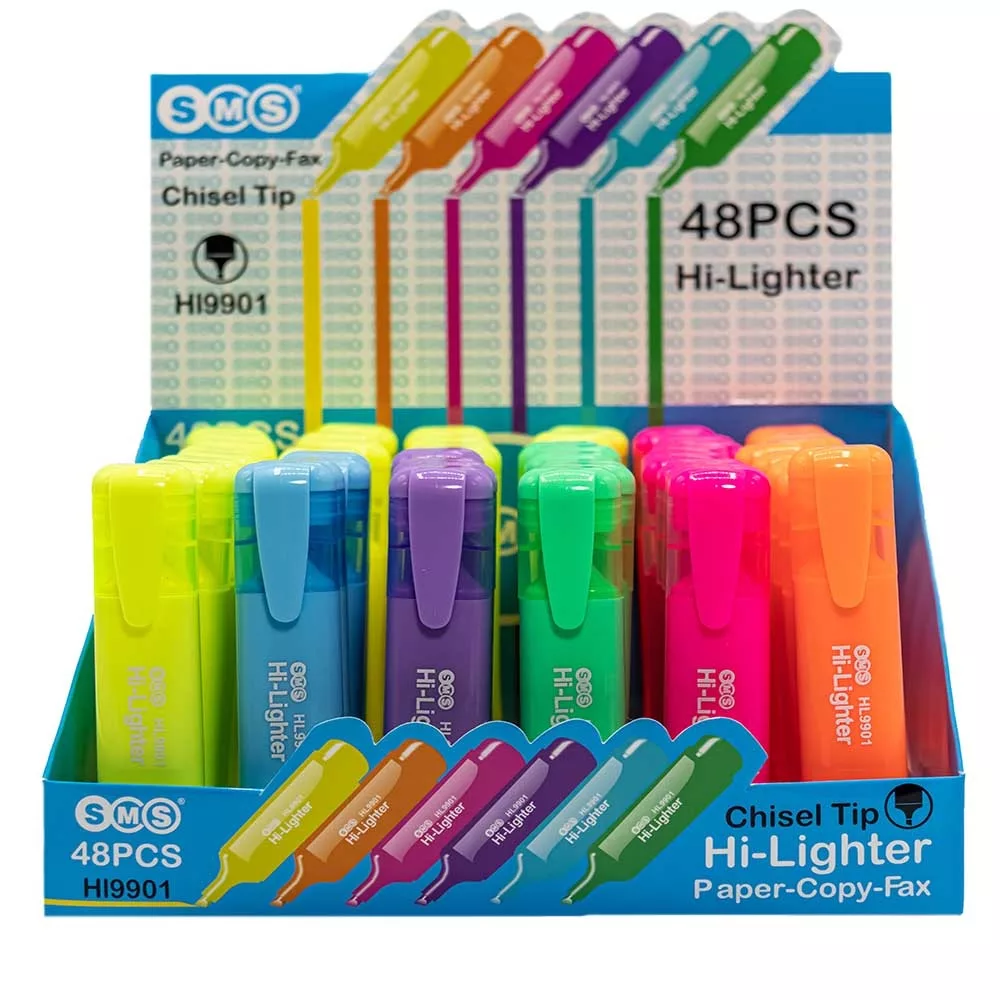 ماژیک علامت گذار اسمارت پرینس مدل 9901 بسته 48 عددی