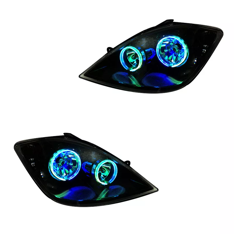 چراغ جلو خودرو گروه پژوهش صنعت مدرن مدل 3D-Ring-B فولکالر مناسب برای تیبا بسته دو عددی