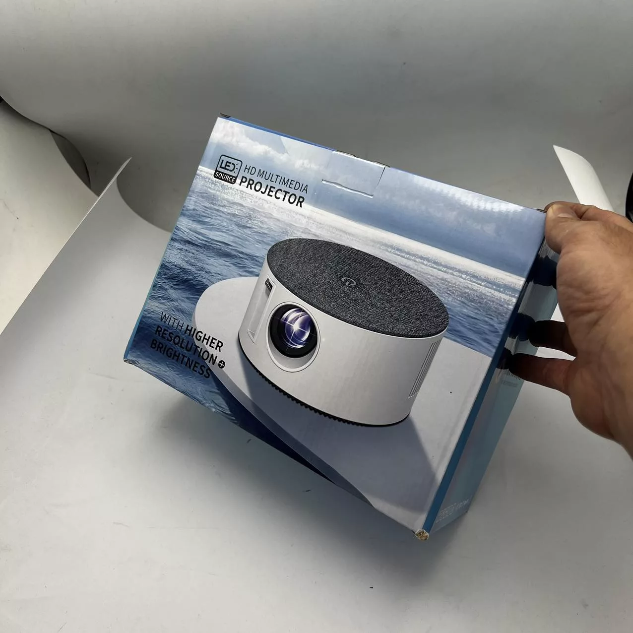 مینی ویدئو پروژکتور مدل T50 WIFI Multi-screen versin