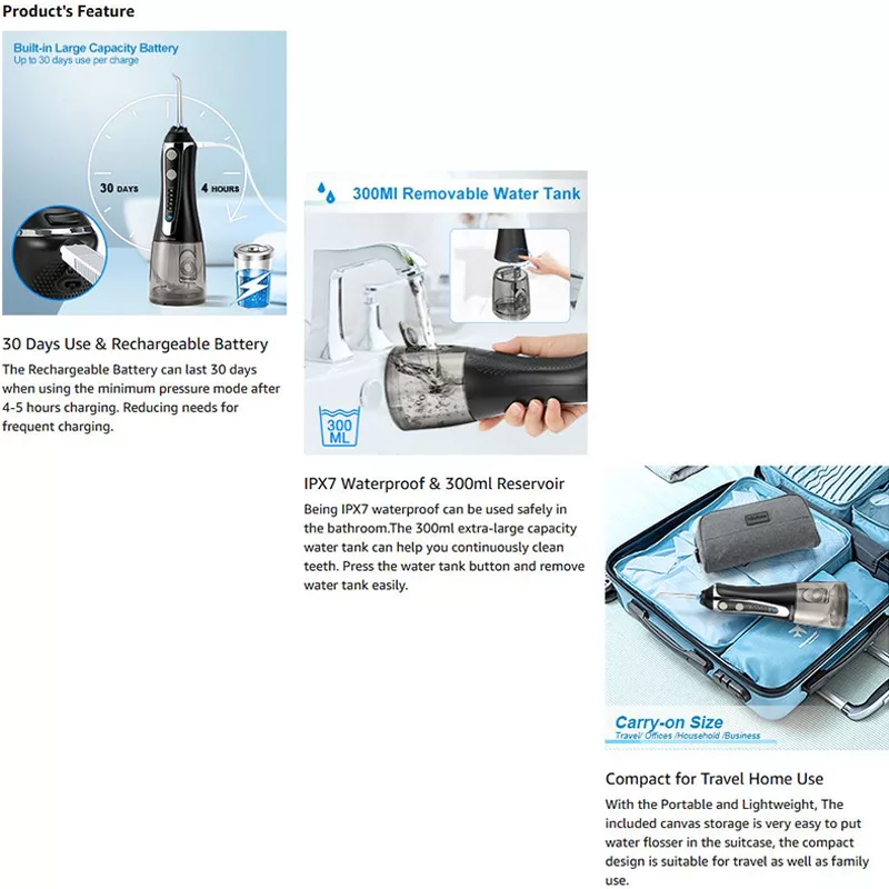 دستگاه شست و شوی دهان و دندان اچ تو اوفلس مدل HF-2