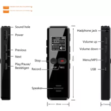 ضبط کننده حرفه ای دیجیتالی صدا تسچیسن مدل XT-V90-666