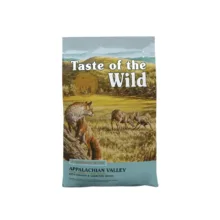 غذای خشک سگ بالغ تیست آف ویلد مدل Appalachian Valley Canine Recipe نژاد کوچک با طعم گوشت گوزن و لوبیا گاربانزو وزن 2 کیلوگرم