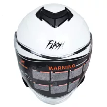 کلاه کاسکت فلش مدل فک متحرک عینکدار کد 852