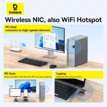USB کارت شبکه بیسوس مدل BS-OH170 -650M