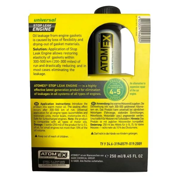 مکمل نشت گیر موتور اکسادو مدل Leak Engine حجم 250 میلی لیتر