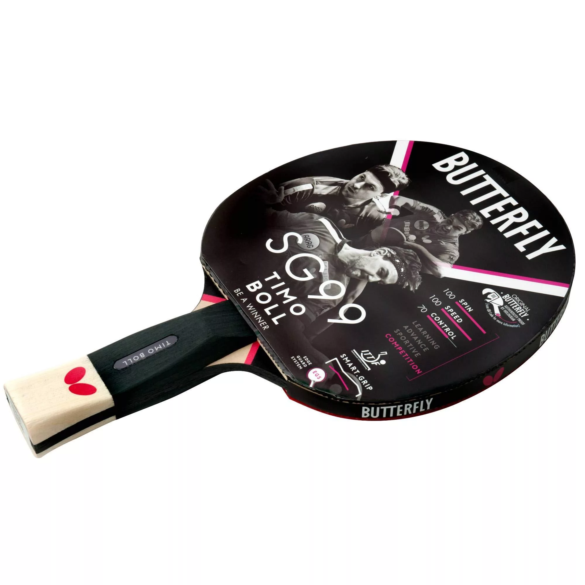 راکت پینگ پنگ باترفلای مدل SG99 Timo Boll سری Smart Grip