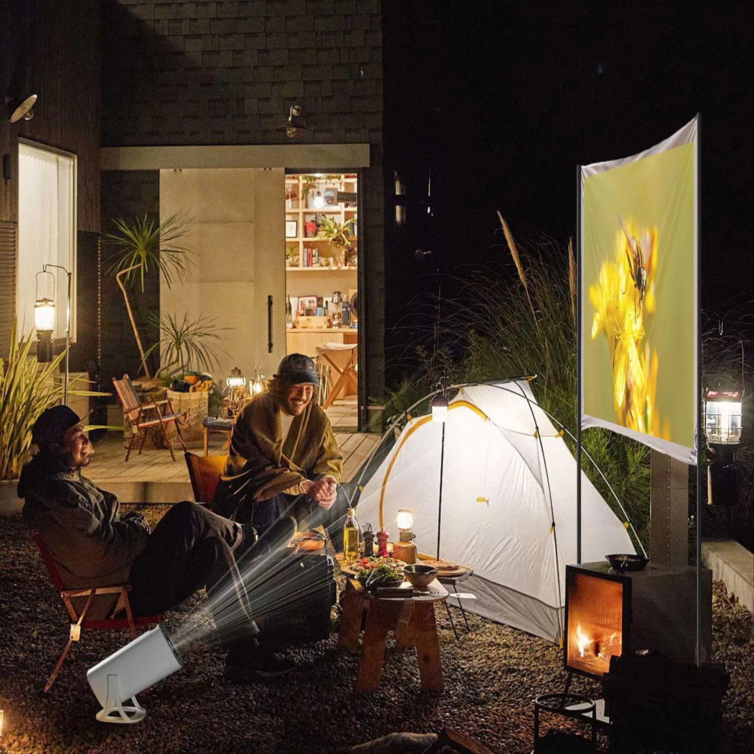 مینی ویدئو پروژکتور مدل گیمینگ S40 Pro به همراه دسته بازی