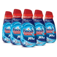 ژل ماشین ظرفشویی فینیش مدل 3x حجم 1000 میلی لیتر مجموعه 5 عددی