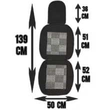 پشتی صندلی خودرو مدل عرقگیر حصیری مجموعه 2 عددی