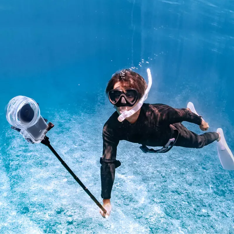 قاب ضد آب اینستا 360 مدل dive case مناسب برای دوربین ورزشی insta360 x3
