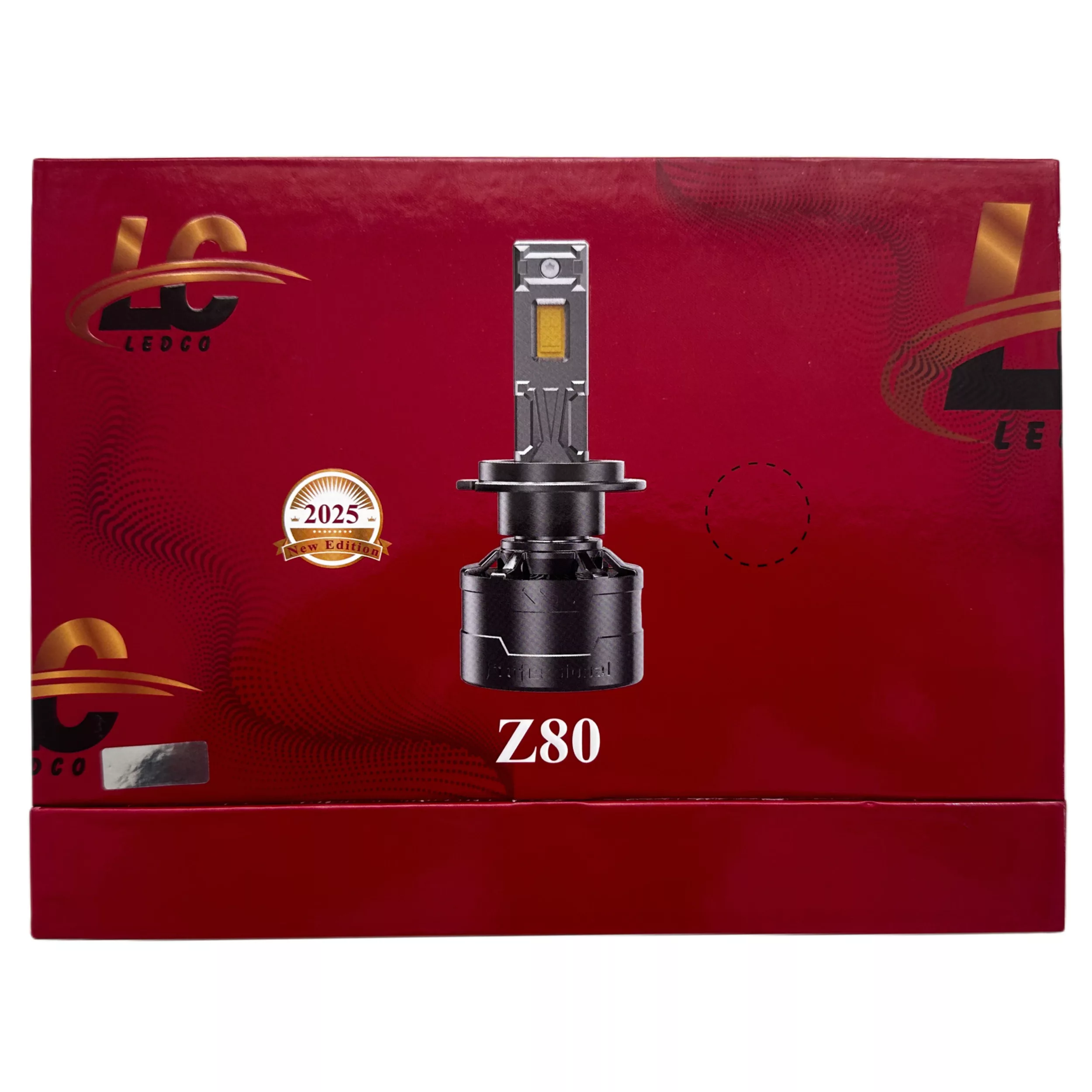 لامپ هدلایت خودرو لدکو مدل Z80 پایه 9005 بسته دو عددی