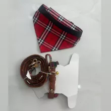 بند و قلاده سگ و گربه زوفاری مدل R400 مجموعه سه عددی