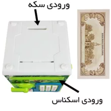 اسباب بازی مدل گاو صندوق اثر انگشتی رمزدار طرح بن تن کد WF-3002B10