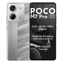 گوشی موبایل شیائومی مدل Poco M7 Pro 5G دو سیم کارت ظرفیت 256 گیگابایت و رم 12 گیگابایت