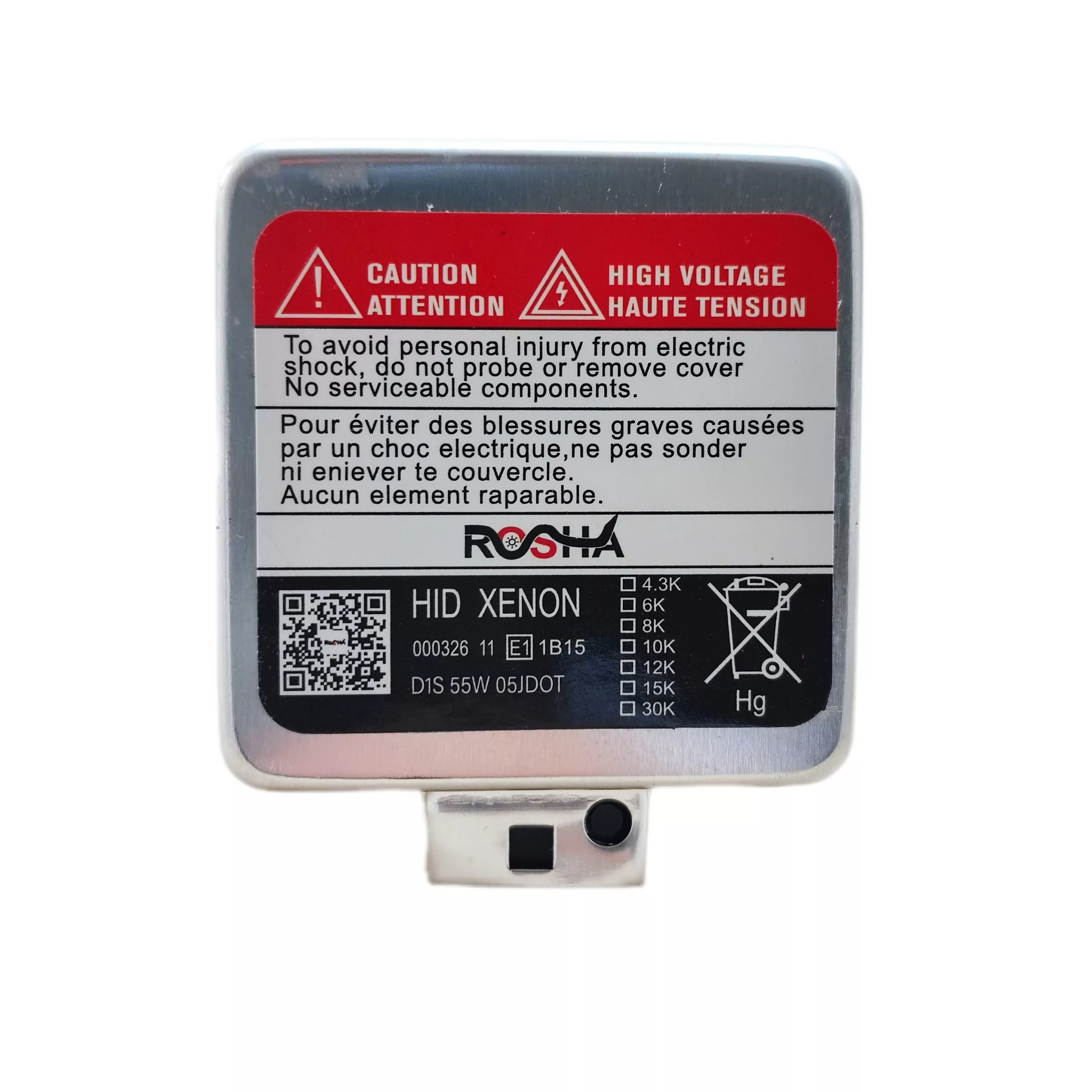 زنون لامپ خودرو روشا مدل D1S بسته دو عددی