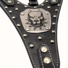 قلاده کمری سگ رومیتو طرح چرمی مدل گلادیاتور 2