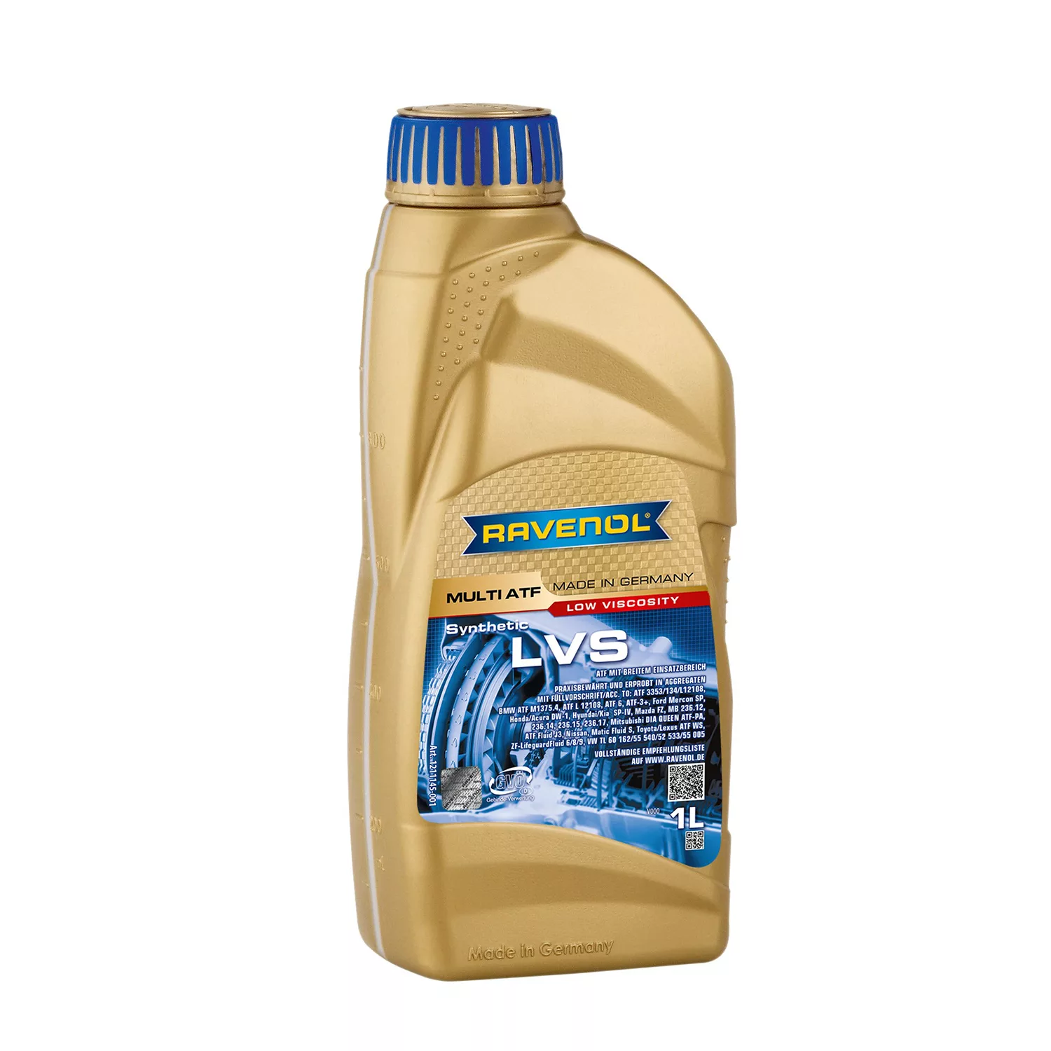 روغن گیربکس اتوماتیک راونول مدل Multi ATF LVS حجم 1 لیتر