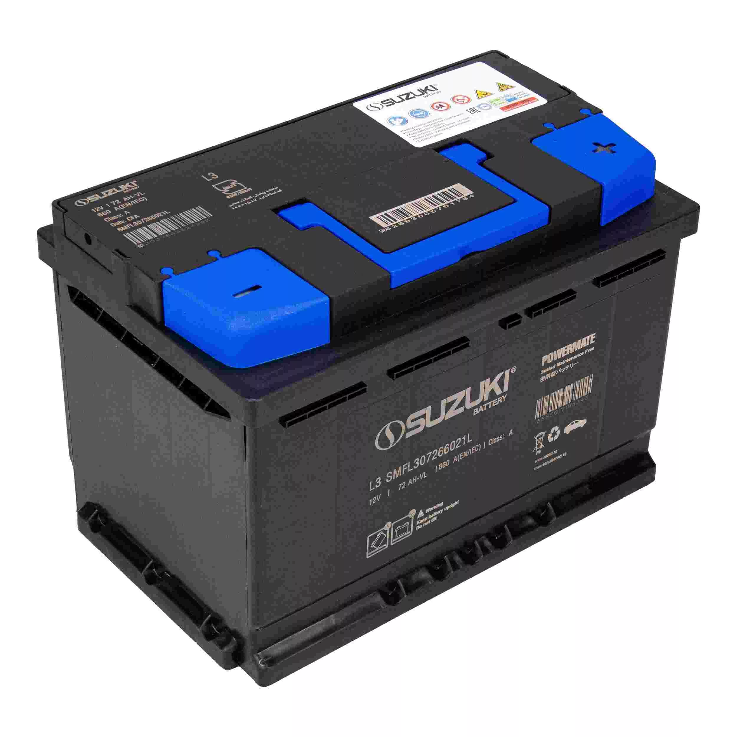 باتری اتمی خودرو سپاهان باطری مدل سوزوکی 72 آمپر