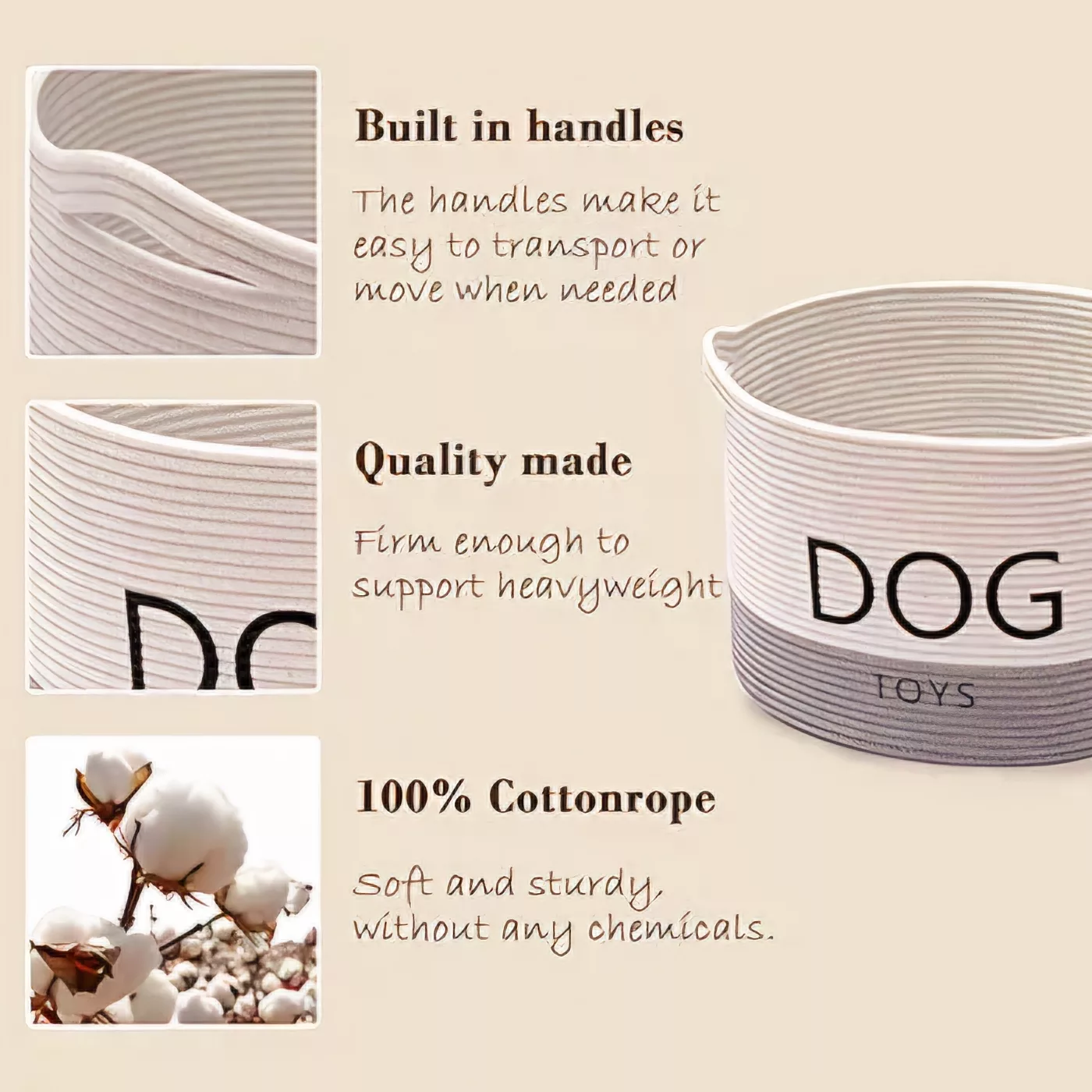 سبد اسباب بازی سگ مدل DOG