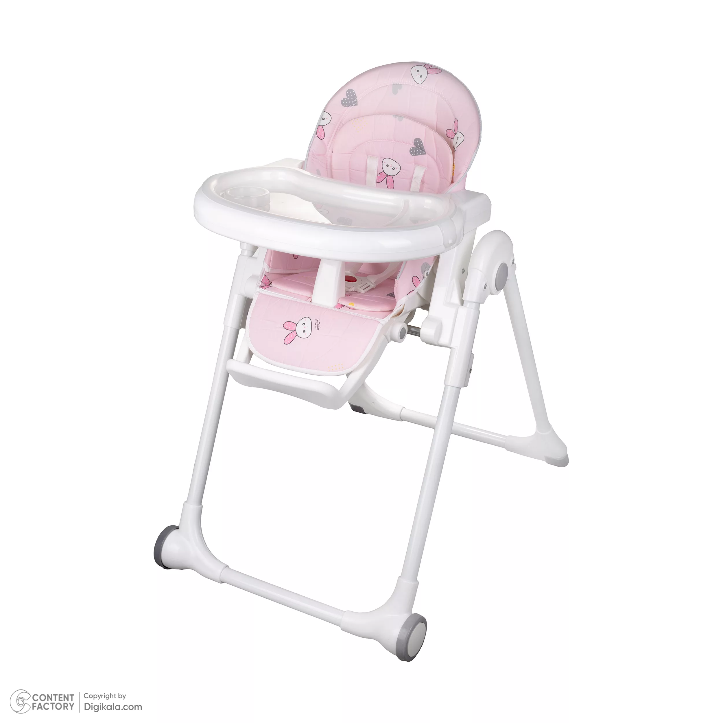 صندلی غذاخوری کودک دلیجان مدل خرگوشی کد s1