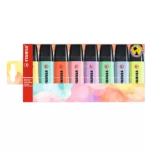 ماژیک علامت گذار استابیلو مدل PASTEL مجموعه 8 عددی