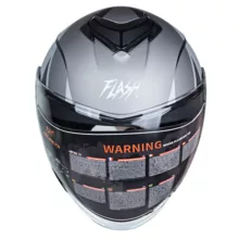 کلاه کاسکت فلش مدل فک متحرک عینکدار کد 852