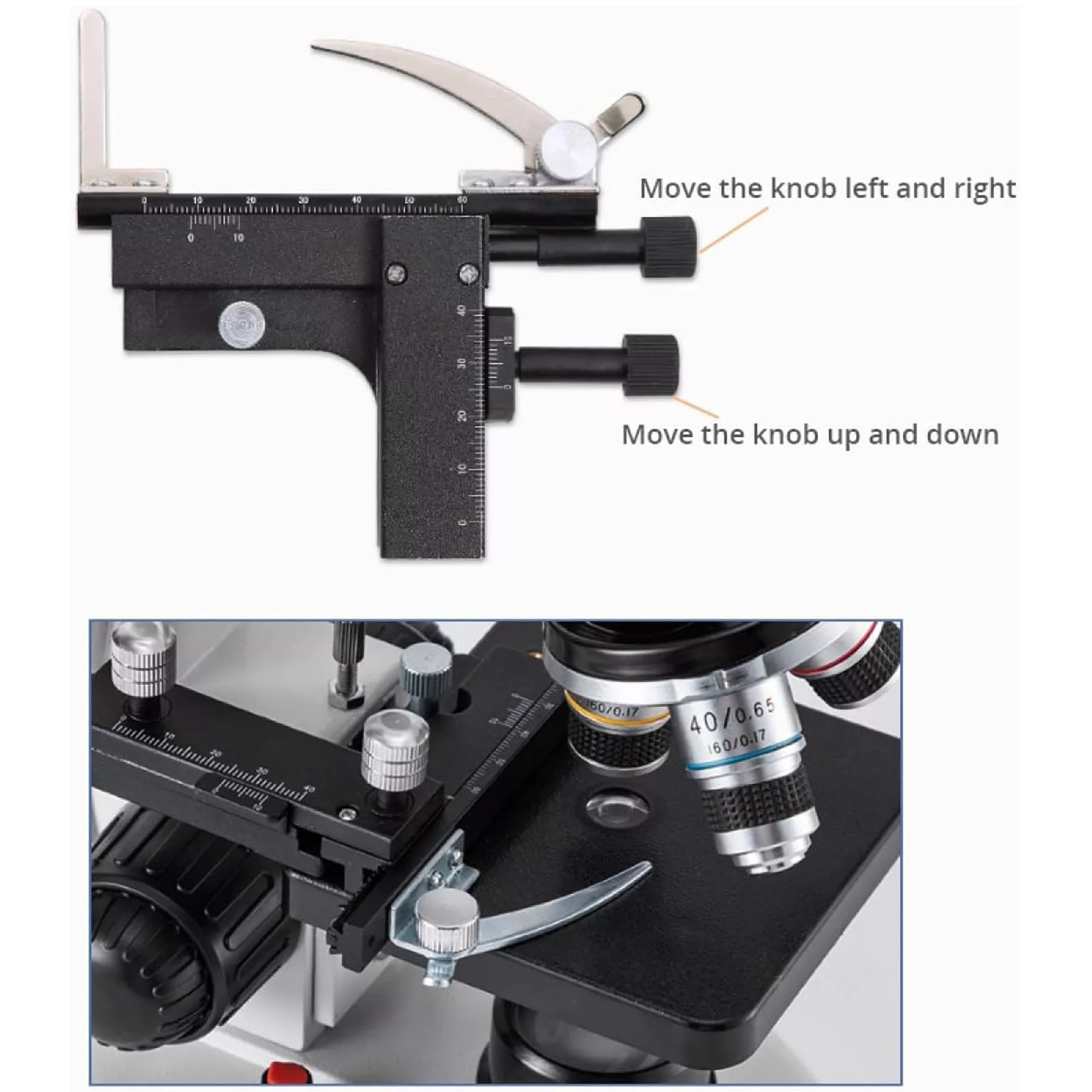 میکروسکوپ دوچشمی مدل زیستی 1000x به همراه کیف حمل