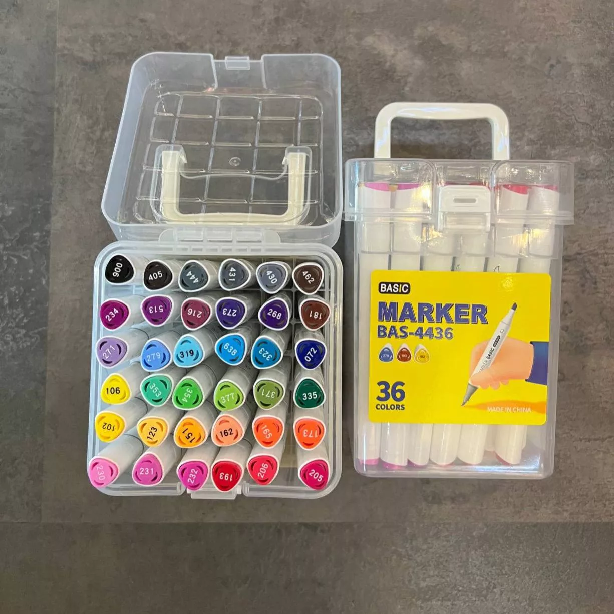 ماژیک راندو بیسیک مدل براش بسته 36 عددی