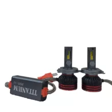 لامپ خودرو هدلایت تیتانیوم مدل T8 PRO پایه H4 مجموعه 2 عددی