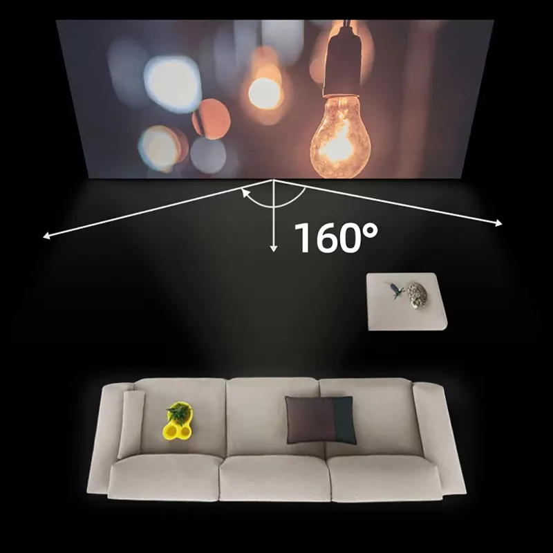 مینی ویدئو پروژکتور مدل  VP115 به همراه پرده نمایش