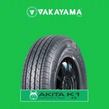 لاستیک خودرو واکایاما مدل K1 سایز 15 / 65 / 185 میلیمتر تولید سال 2025 - 2 حلقه
