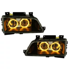 چراغ جلو خودرو پژوهش صنعت مدرن مدل PY405 مناسب برای پژو 405 بسته دو عددی