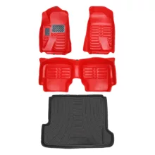 کفپوش پنج بعدی خودرو پانیذ مدل EVA مناسب برای دنا پلاس به همراه کفپوش صندوق