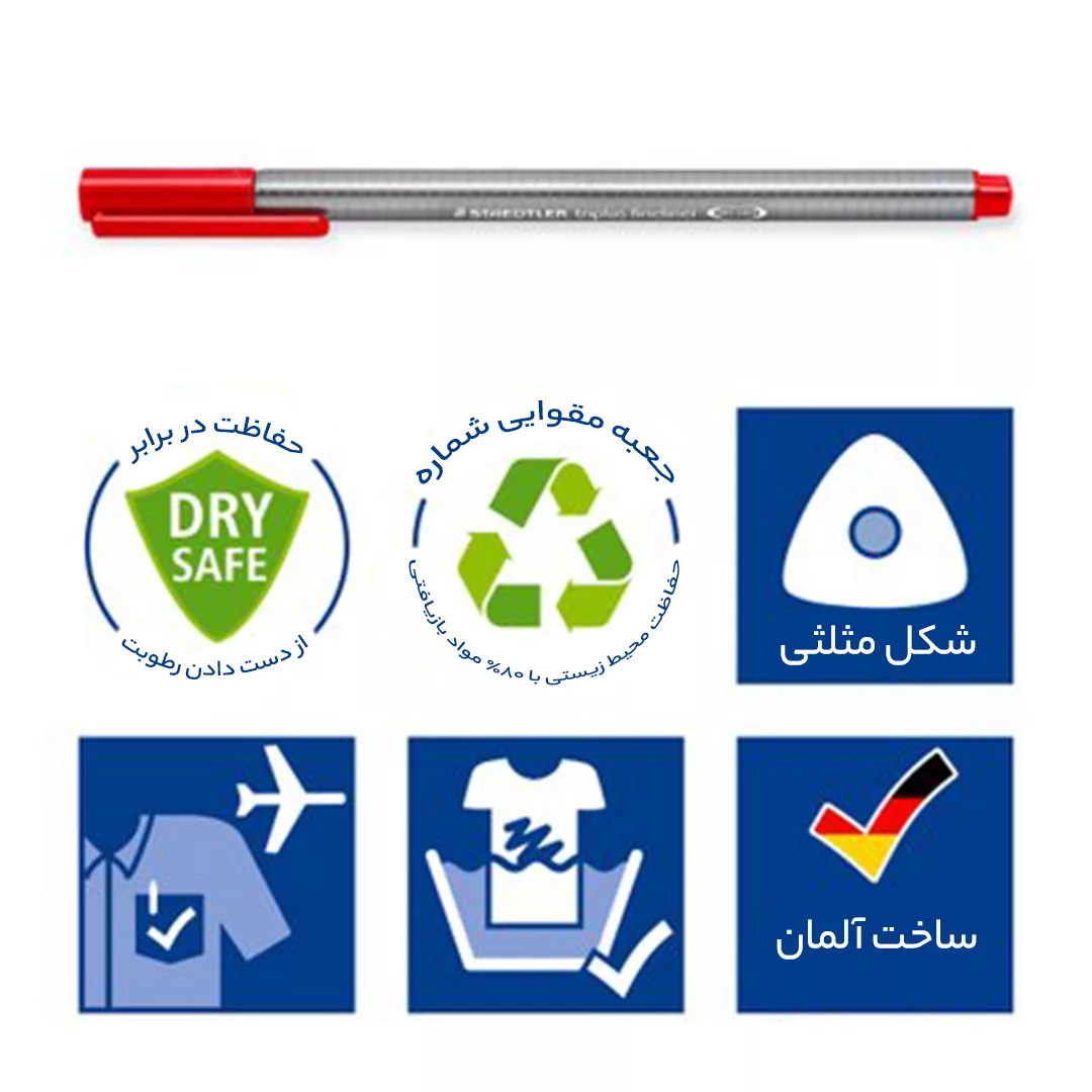 روان نویس استدلر مدل FINELINER بسته 20 عددی
