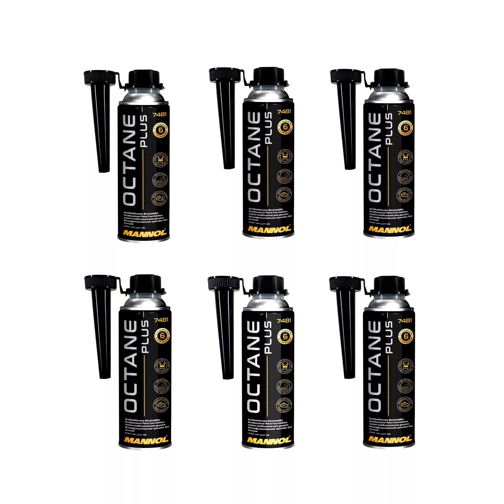 اکتان و مکمل سوخت مانل مدل ۷۴۸۱ حجم ۳۰۰ میلی لیتر بسته ۶ عددی