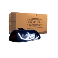 چراغ جلو خودرو گروه پژوهش صنعت مدرن کد 0043 مناسب برای پراید 131 بسته دو عددی