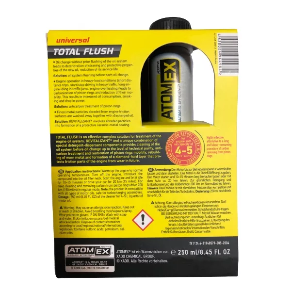 موتور شوی اکسادو مدل Total Flush حجم 250 میلی لیتر