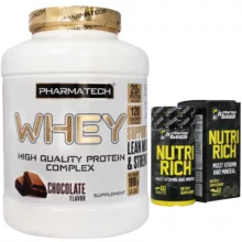 پروتئین وی گلد فارماتک – 1818 گرم به همراه قرص مولتی ویتامین نوتری ریچ فارماتک بسته 60 عددی