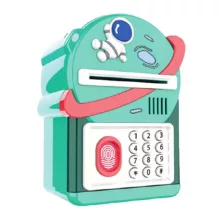 اسباب بازی مدل گاو صندوق اثر انگشتی طرح فضانورد کد 5939C