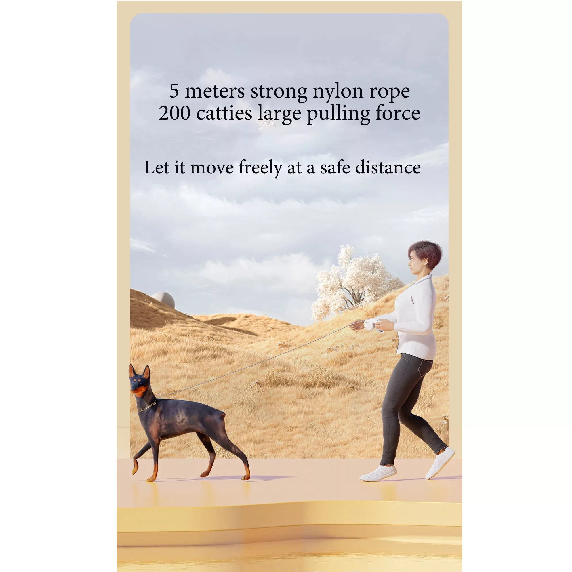 بند قلاده آلوا مدل Auto-WHT730-5M