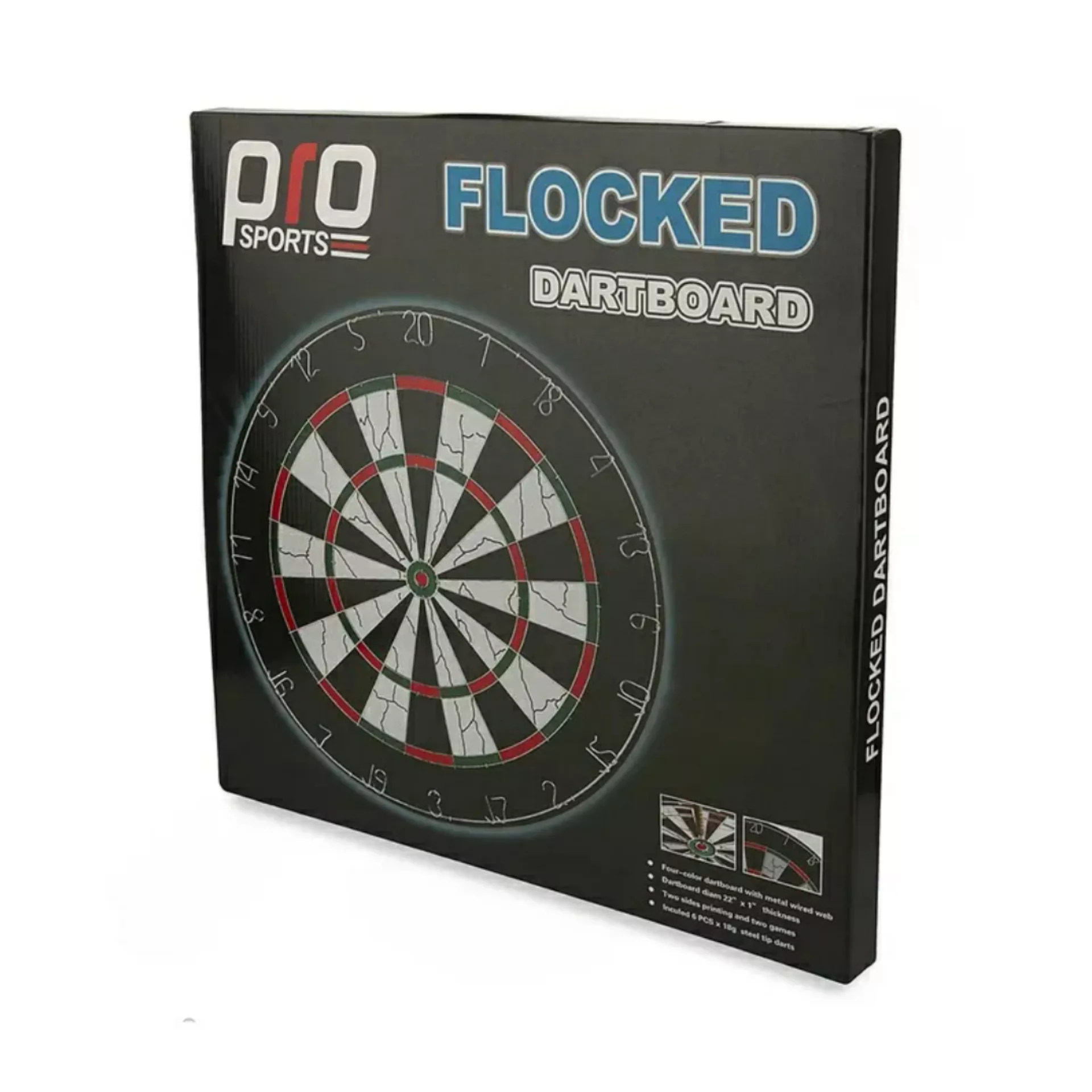 دارت سوزنی پرو اسپورتز مدل FLOCKED18012-NEW به همراه 2 عدد تیر دارت