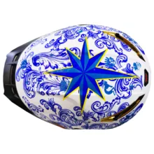 کلاه کاسکت کایک مدل فک متحرک عینکدار کد WHITE_NATIVE_AMERICAN